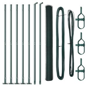 vidaXL Palo della recinzione Verde