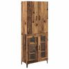 vidaXL Credenza Legno vecchio 69,5 x 34 x 180 cm Legno ingegnerizzato
