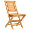 vidaXL Sedie da Giardino Pieghevole 2pz 47x63x90cm Legno Massello Teak