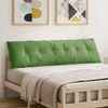 vidaXL Cuscino per Schiena Verde chiaro 180 x 50 cm Tessuto in Cords