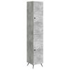 vidaXL Set di armadi 2 pcs Grigio Cemento Legno ingegnerizzato
