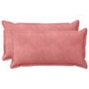 vidaXL Cuscino 2 pz HOUTEN Rosa 40 x 70 cm Velluto