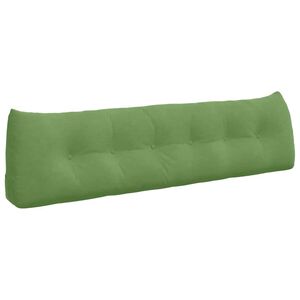 vidaXL Cuscino per Schiena Verde chiaro 180 x 24 x 50 cm Velluto