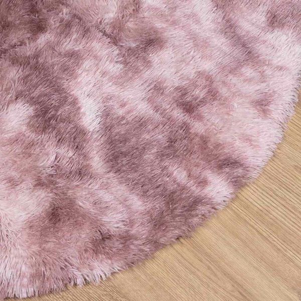 vidaXL Tappeto Shaggy a Pelo Lungo NAVARRA Rosa Antico 120x120cm