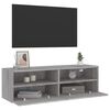 vidaXL Mobile TV a Parete Grigio Sonoma 100x30x30 cm Legno Multistrato