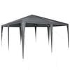 vidaXL Tenda Party Antracite 400 x 400 x 266 cm Polietilene e Acciaio