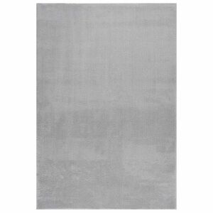 vidaXL Tappeto Soffice a Pelo Corto 160x230 cm Antiscivolo Grigio