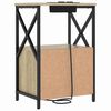 vidaXL Armadio da Notte 2 pcs Rovere Sonoma 40 x 31 x 60 cm