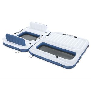 Bestway Isola galleggiante Hydro-Force 2 pz PVC Bianco e Blu