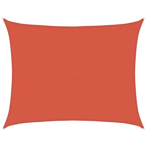 vidaXL Vela Parasole 160 g/m² Terracotta 6x8 m in HDPE