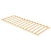 vidaXL Base a doghe Marrone 70 x 190 cm Legno massello di faggio