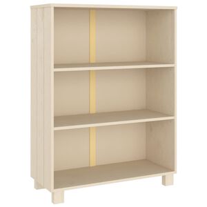 vidaXL Libreria HAMAR ambra 85x35x112 cm in Legno Massello di Pino