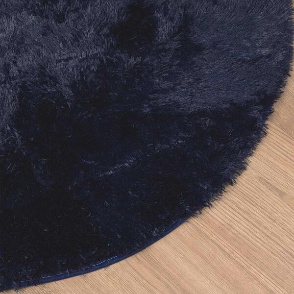 vidaXL Tappeto Shaggy a Pelo Lungo NAVARRA Blu Marino 300x200 cm