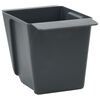 vidaXL Fioriere per Euro pallet 12 pcs Grigio 13,5 x 9 x 9,5 cm