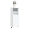 vidaXL Armadietto da Bagno Bianco 30x30x100 cm in Legno Multistrato