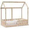 vidaXL Giroletto Casetta per Bambini 70x140 cm Legno Massello di Pino