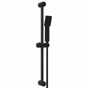 vidaXL Set di Sistema Doccia Nero 70 cm Acciaio Inox