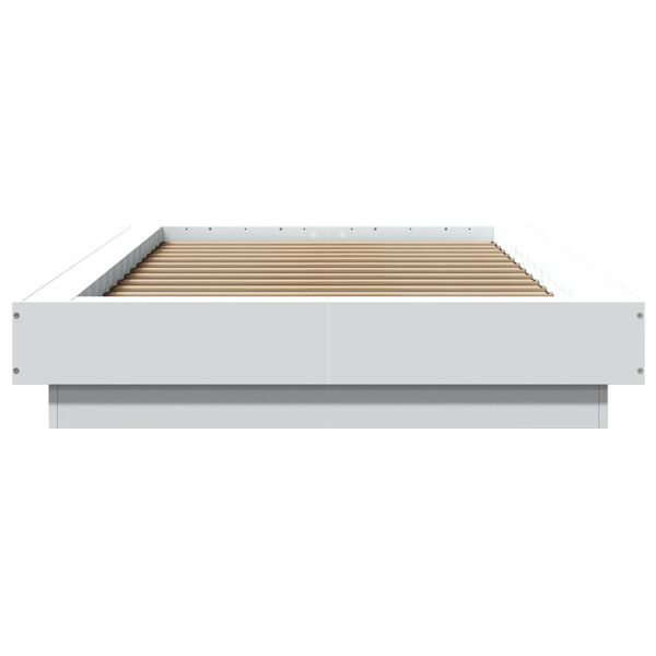 vidaXL Giroletto Bianco 90x200 cm in Legno Multistrato