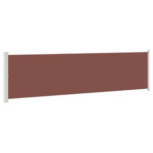 vidaXL Tenda Laterale Retrattile per Patio 614x160 cm Marrone