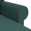 vidaXL Divano Verde Scuro 215 x 138 x 80 cm Tessuto