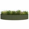 vidaXL Anello per vaso 5 pcs Verde oliva 120 x 120 x 20 cm