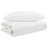 vidaXL Duvet Estivo con cuscino 2 pcs Bianco Piuma d'anatra