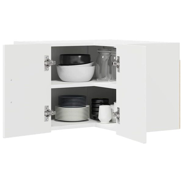 vidaXL Mobile da cucina Kalmar Bianco 57 x 57 x 40 cm