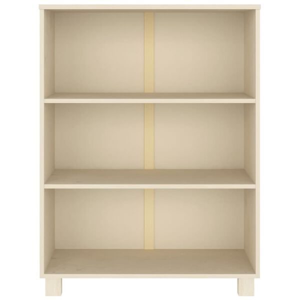 vidaXL Libreria HAMAR ambra 85x35x112 cm in Legno Massello di Pino