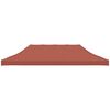 vidaXL Tetto per Tendone per Feste 6x3 m Terracotta 270 g/m²