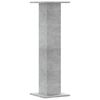 vidaXL Supporti per Piante 2 pz Grigio Cemento 30x30x95 cm Truciolato