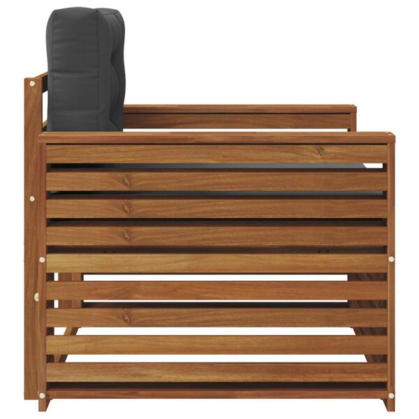 vidaXL Set di divani da esterno Legno di Acacia Massello e Poliestere