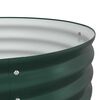 vidaXL Letto rialzato da giardino Verde 240 x 80 x 44 cm Acciaio