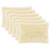 vidaXL Federa 6 pcs HEERLEN Crema 50 x 70 cm Fleece PV