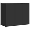 vidaXL Armadietto a Muro Nero 75x35x60 cm in Truciolato