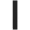 vidaXL Libreria Rovere Nero 60 x 24 x 143 cm Legno multistrato