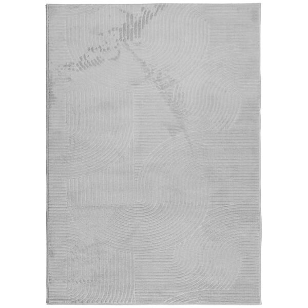 vidaXL Tappeto IZA a Pelo Corto Aspetto Scandinavo Grigio 240x340 cm
