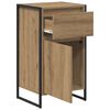 vidaXL Credenza con cassetto Rovere Artigianale 81 x 36 x 150.5 cm