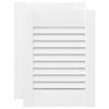 vidaXL Ante a Lamelle 2 pz Bianche 39,5x29,5 cm