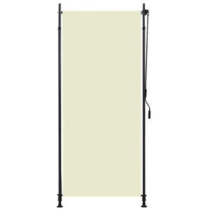 vidaXL Tenda a Rullo per Esterni 100x270 cm Crema