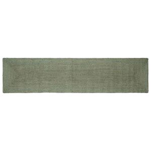 vidaXL Tappeto da Area Verde Oliva 60 x 300 cm Juta