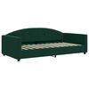 vidaXL Divano Letto Estraibile Materassi Verde Scuro 100x200 Velluto