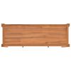vidaXL Mobile TV con Cassetti 120x40x45 cm in Legno Massello di Teak