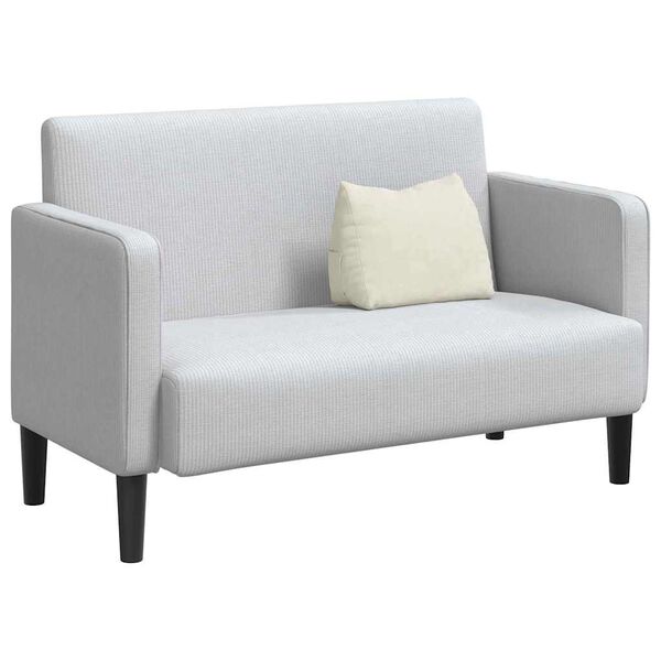 vidaXL Cuscino per Schiena Crema 45 x 20 x 35 cm Tessuto in Cords