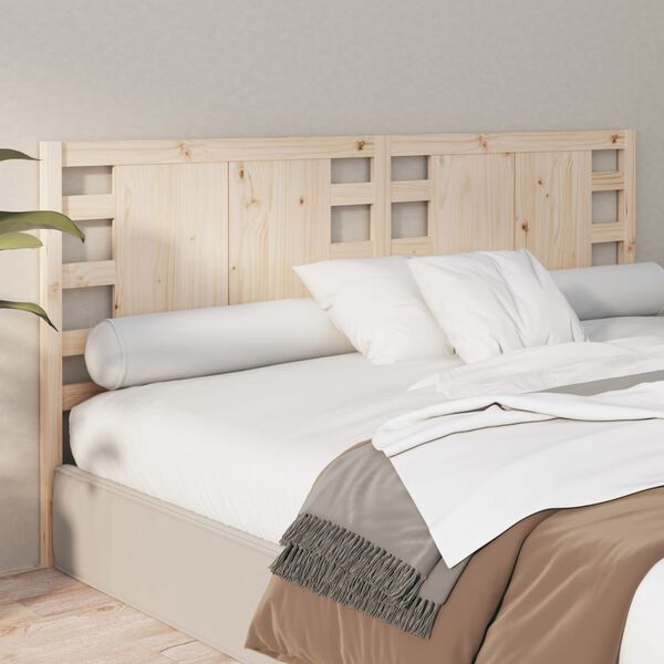 vidaXL Testiera per Letto 141x4x100 cm in Legno Massello di Pino