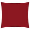vidaXL Parasole a Vela in Tela Oxford Quadrato 4,5x4,5 m Rosso