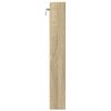 vidaXL Armadietto Vetrina Rovere Sonoma 80x8,5x58 cm Legno Multistrato