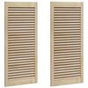 vidaXL Porta per Armadio con porta 2 pz Naturale 49,5 x 2,1 x 110 cm