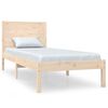 vidaXL Giroletto in Legno Massello 90x190 cm Single