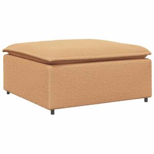 vidaXL Modulo Poggiapiedi Divano Modulare Beige 100x100x48 cm