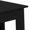 vidaXL Tavolo da bar Rovere Nero 102 x 50 x 103,5 cm Legno multistrato